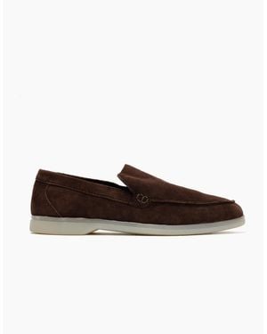 Hudson Jeans Sydnee Suede Loafer - Brown