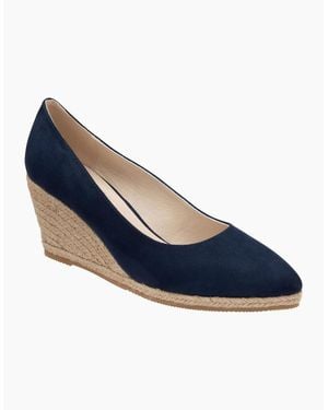 Lotus Giselle Wedges - Blue