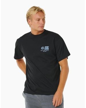Rip Curl Rip Curl Pacific Rinse Glass Off Short Sleeve T-Shirt - Black