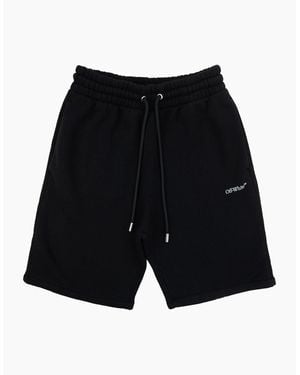 Off-White c/o Virgil Abloh Off Vibe Arrow Skate Sweatshorts/Aqua - Black