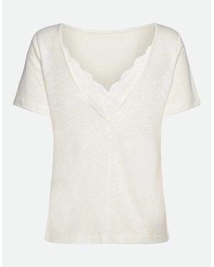 Rosemunde Amina Short Sleeve Reversible Tee - White