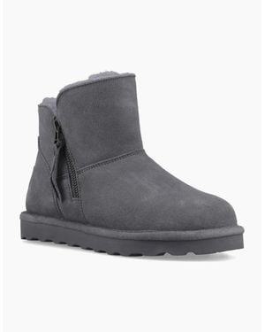 BEARPAW Magnolia Ankle Boots - Grey