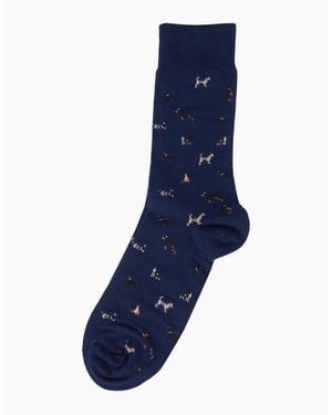 Barbour Mavin Socks Bi79 Mid/Dog - Blue
