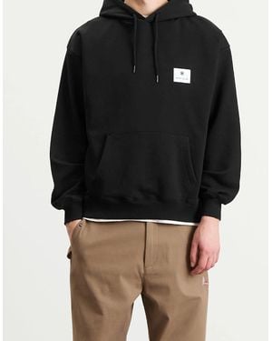 Snow Peak Snow Peak Square Logo Hoodie - Black