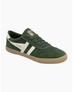 Gola Badminton Suede Trainers - Green