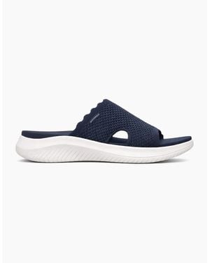 Skechers Ultra Flex 3.0 Sandal-Bring I Sliders - Blue