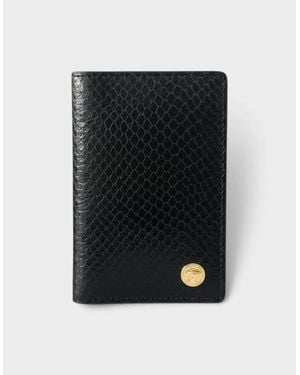Versace Medusa Card Case Leather - Black