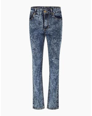 Criminal Damage Sos Skinny Fit Five Pocket Jeans - Blue