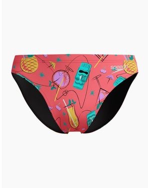 Speedo Beachstar Cocktail Swim Briefs - Pink