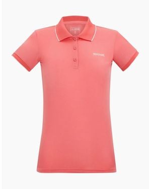 Regatta Ladies Remex Ii Polo Neck T-Shirt - Pink