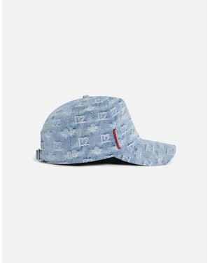 DSquared² D2 Monogram Baseball Cap - Blue