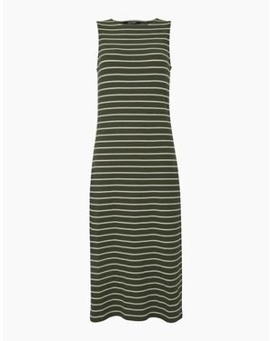 Regatta Ladies Amorie Contrast Striped Midi Dress - Green