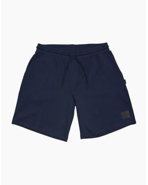 Aquascutum Fleece Jogger Shorts - Blue