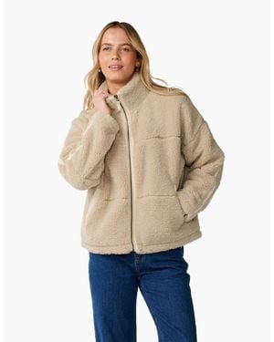 Rip Curl Rip Curl Cala Nights Sherpa Full Zip Fleece - Natural