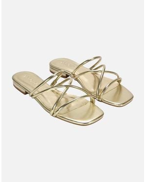 XY London Ladies Suzzie Metallic Strappy Sandals