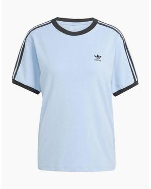 adidas Originals Crew Neck Short Sleeve Jersey T-Shirt - Blue