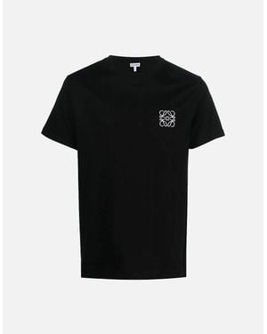 Loewe Anagram Logo T Shirt - Black