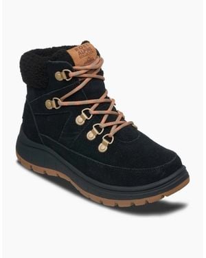 Roxy Alyah Sherpa Lined Insulation Boots - Black