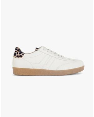 Gabor West Court Trainers Cream - White