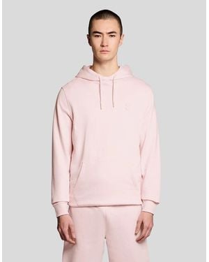 Lyle & Scott Superfine Cotton Loopback Hoodie - Pink