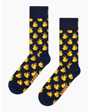 Happy Socks Rubber Duck Socks - Blue