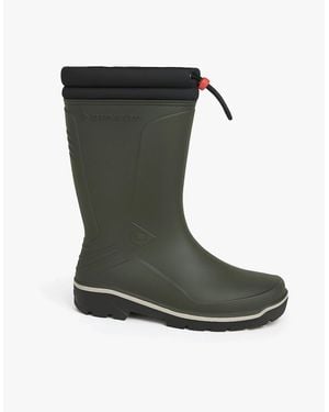 Dunlop Blizzard Warm Lined Wellington Boots - Green