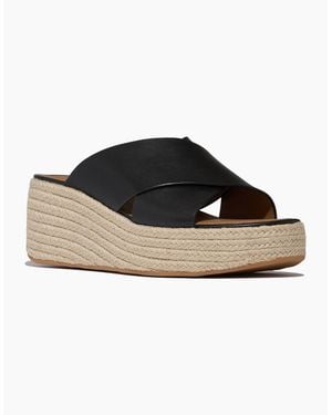Fitflop Platfforms Leather Sandals - Black