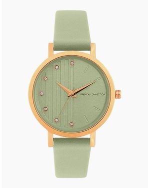 French Connection Connnection Analog Dial Watch - Metallic