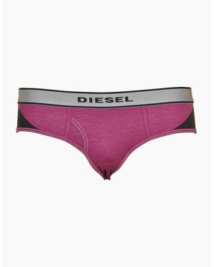 DIESEL Oxy Stretch Jersey Brief - Purple