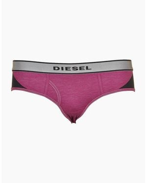 DIESEL Oxy Stretch Jersey Brief - Purple