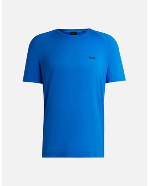 BOSS Active 4 Performance Stretch T-Shirt - Blue