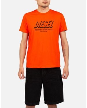 DIESEL T Diegos A5 T Shirts - Orange