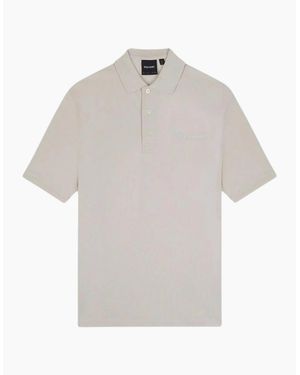 Lyle & Scott Lyle & Scott Plain Embroidered Logo Cove Polo Shirt - White