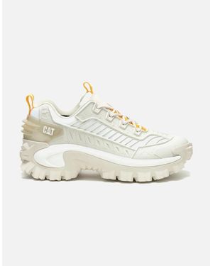 Caterpillar Intruder Mecha P111522 Birch Shoes - White
