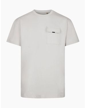 Luke 1977 Draggers Relaxed Fit T-Shirt 280Gsm Ice - White