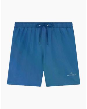 Paul & Shark Reflective Logo Swim Shorts 053 - Blue