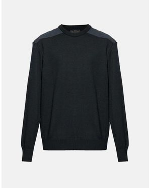 Paul & Shark Technical Wool Typhoon Jumper - Blue