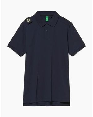 Ma Strum Volt Ss Ink Jersey Polo - Blue