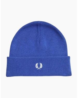 Fred Perry Classic French Beanie - Blue