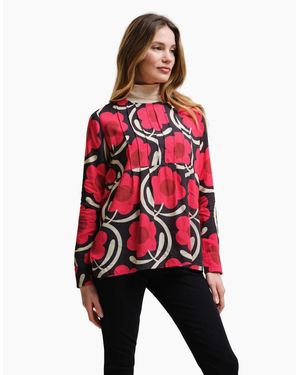 Regatta Ladies Orla Floral Lightweight Breathable Blouse - Red