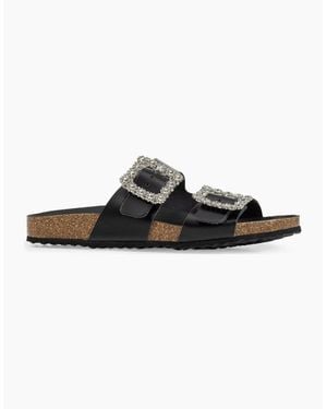 Geox D Brionia R Sandals - Black