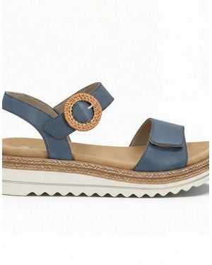 Remonte D0Q52 Cross Strap Sandals Denim - Blue