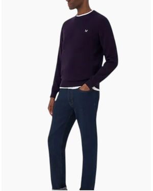 Crew Jumper Crew Neck Long Sleeve - Blue