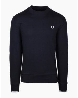 Fred Perry Crew Neck Sweatshirt - Blue