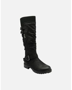 Lotus Jennifer Knee High Boots - Black
