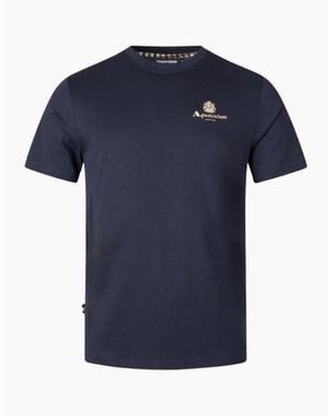Aquascutum Active Small Logo T-Shirt - Blue