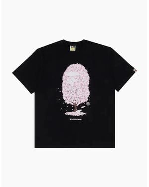 A Bathing Ape Sakura Tee (Ss24) - Black