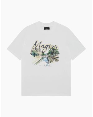 Magrit Seine River Printed T-Shirt - White