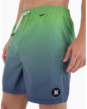 Hurley Volley Icon Degradee 17" Boardshorts - Green