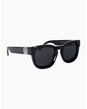 Palm Angels Riverside Rectangle Sunglasses - Blue